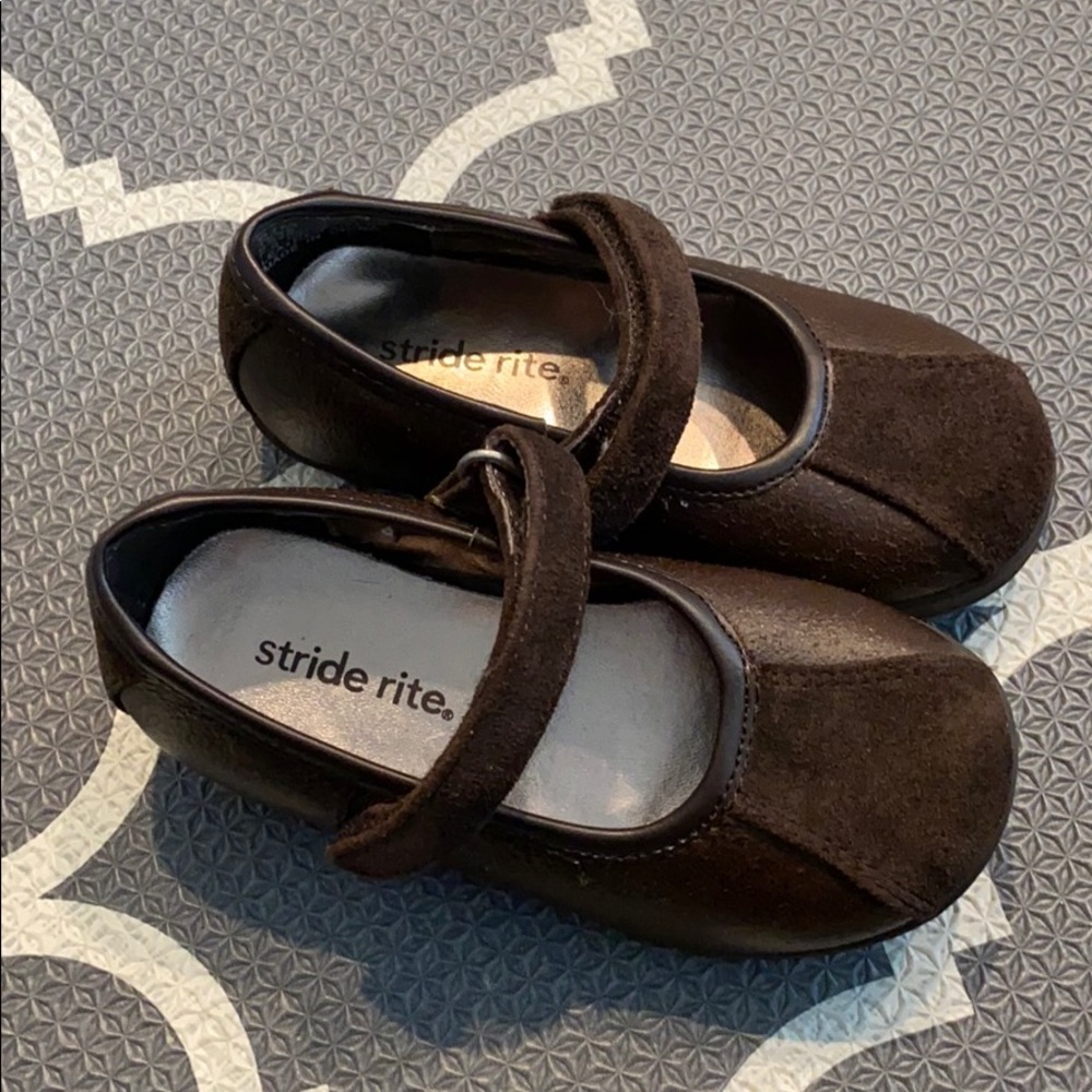 Stride Rite Girls Brown Shoes 6.5